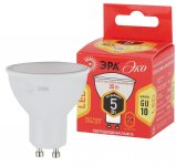 34058 Лампа светодиодная ECO LED MR16-5W-827-GU10 400 лм теплый ЭРА