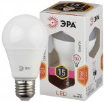 31383 Лампа светодиодная LED A60-15W-827-E27 1200 лм теплый ЭРА