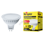 6913 Лампа светодиодная LED 3вт 230в GU5.3 тепло-белая (94255 NLL-MR16)
