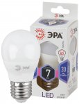 34294 Лампа светодиодная LED P45-7W-860-E27 560 лм холодный ЭРА