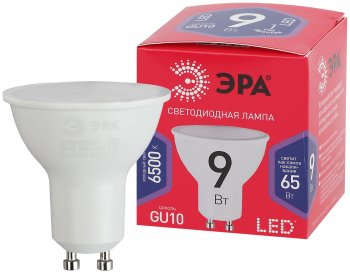 31226 Лампа светодиодная LED MR16-9W-865-GU10 R 720 лм холодный ЭРА