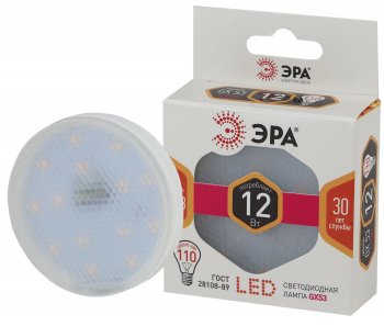 36254 Лампа светодиодная LED GX-9W-827-GX53 720 лм теплый ЭРА