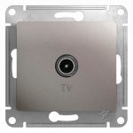33840 Розетка TV проходная 4DB механизм платина GLOSSA GSL001292