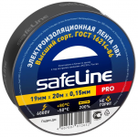 35577 Изолента ПВХ черная 19мм 20м Safeline 9366
