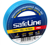1322 Изолента ПВХ синяя 15мм 10м Safeline 9359