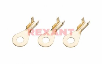 37919 Наконечник кольцевой REXANT, ø4.3 мм, 0.5-0.8 мм² (НК 4-0, 5-0, 8)