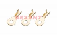 37919 Наконечник кольцевой REXANT, ø4.3 мм, 0.5-0.8 мм² (НК 4-0, 5-0, 8)