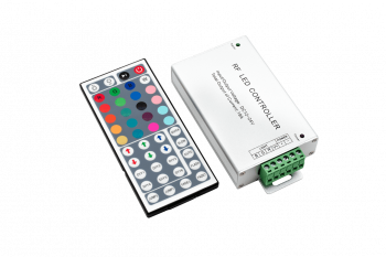 32204 LED MIX RGB контроллер 18А 12-24 Вольт, РФ 44 кн, RF-RGB-44-18A