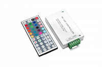 32204 LED MIX RGB контроллер 18А 12-24 Вольт, РФ 44 кн, RF-RGB-44-18A