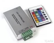 28498 LED RGB контроллер 24 А 12-24 Вольт, РФ, 20 кн, RF-RGB-20-24A