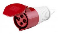 7668 Розетка переносная 214 3Р+РЕ 16А 380В IP44 EKF PROxima