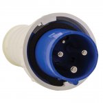 7661 Вилка переносная 033 2Р+РЕ 63А 220В IP67 EKF PROxima