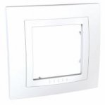 28293 Рамка 1 пост моноблок белая Unica MGU2.002.18M