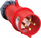 31351 Вилка переносная ССИ-024 32А-6ч/380-415В 3Р+РЕ IP44 MAGNUM IEK