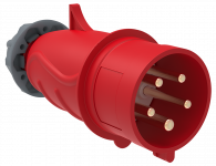 31349 Вилка переносная ССИ-015 16А-6ч/200/346-240/415В 3Р+РЕ+N IP44 MAGNUM IEK