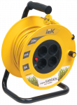 32851 Удлинитель катушка УК20 с термозащитой 4 места 2P/20м 2х0, 75мм2 GARDEN IEK