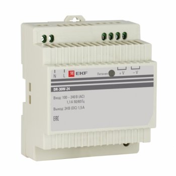 41156 Блок питания 24В DR-30W-24 EKF PROxima