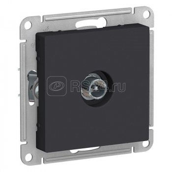 38746 Розетка ATLASDESIGN TV оконечная 1DB механизм карбон SE