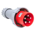 41643 Вилка переносная 0452 3Р+РЕ+N 125А 380В IP67 EKF PROxima
