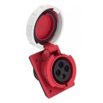 41635 Розетка стационарная внутренняя угловая 4142 3Р+РЕ 16А 380В IP67 EKF PROxima