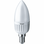38196 Лампа светодиодная LED 5вт E14 теплый матовая свеча (94480 NLL-P-C37)