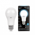 38242 Лампа светодиодная LED A60 10W E27 4100K Gauss