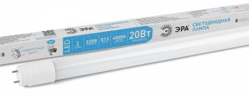 37012 Лампа светодиодная LED T8-20W-840-G13-1200mm 1820 лм трубка стекл, нейтр, пов. ЭРА