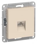 38827 Розетка ATLASDESIGN компьютерная RJ45 механизм бежевый Schneider Electric