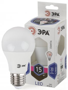 32842 Лампа светодиодная LED A60-15W-860-E27 1200 лм холодный ЭРА
