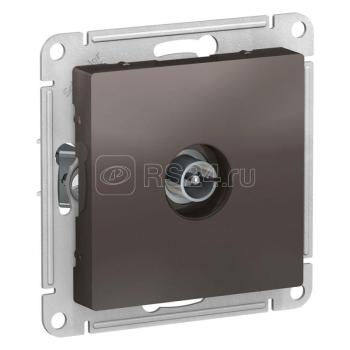 33819 Розетка телевизионная TV AtlasDesign коннектор механизм мокко SE