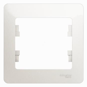 33823 Рамка 1-м Glossa перламутр SE