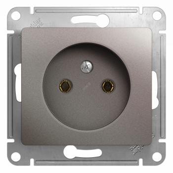 33833 Розетка 1-м СП Glossa 16А IP20 250В без заземл. механизм платина SE