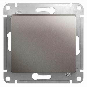 33835 Выключатель 1-кл. СП Glossa 10А IP20 (сх. 1) 10AX механизм платина SE