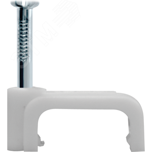 34314 Скоба плоская пластиковая 10мм NCS-10-50 (уп. 50 шт.) 71085 Navigator