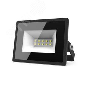 34764 Прожектор светодиодный ДО-10w IP65 6500K черный GAUSS