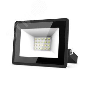 34765 Прожектор светодиодный ДО-20вт 6500К, 1500Лм, IP65 черный Gauss