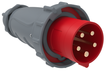 34973 Вилка переносная ССИ-035 63А-6ч/200/346-240/415В 3Р+РЕ+N IP67 MAGNUM IEK