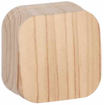 41304 Выключатель 1-клавишный для открытой установки ВС20-1-0-ХС 10А GLORY сосна IEK