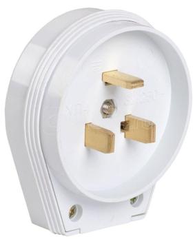 43189 Вилка разборная для плиты с заземлением 32А белая ВПпл10-01-Ст IEK