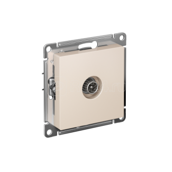 38828 Розетка телевизионная оконечная TV AtlasDesign 1дБ механизм беж. SE