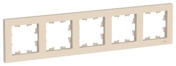 38830 Рамка 5-м AtlasDesign универс. беж. SE