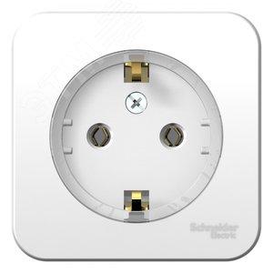 38869 Розетка 1-м ОП Blanca 16А IP20 250В с заземл. без защ. шторок с изолир. пластиной (компакт) бе