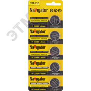 40444 Элемент питания NBT-CR2032-BP5 (94765)