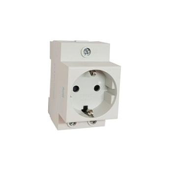 41744 Розетка AC 30-111 с заземл. контактом на DIN-рейку (R) CHINT