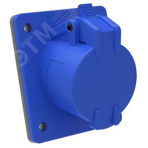 41627 Розетка встраиваемая ССИ-413 16А-6ч/200-250В 2Р+PЕ IP44 MAGNUM IEK