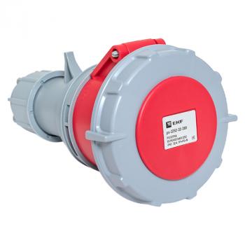 41639 Розетка переносная 2252 3Р+РЕ+N 32А 380В IP67 EKF PROxima