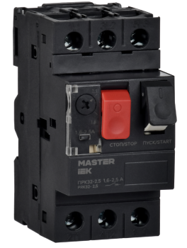 40464 Пускатель ПРК32-2, 5 In=2, 5А Ir=1, 6-2, 5А Ue 660В MASTER IEK