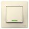 41651 Выключатель 1-кл. СП Blanca 6А IP20 (сх. 1) 250В с подсветкой молочн. SE