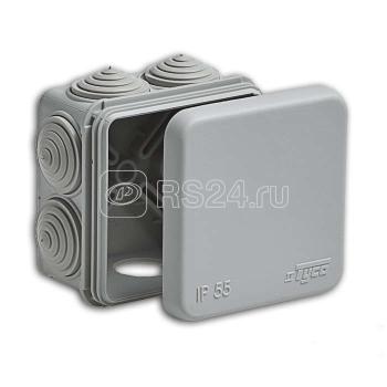 1832 Коробка распаячная для открытой проводки 70х70х40 мм Ruvinil