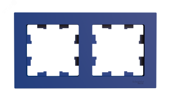 40921 Рамка 2-м AtlasDesign универс. аквамарин SE